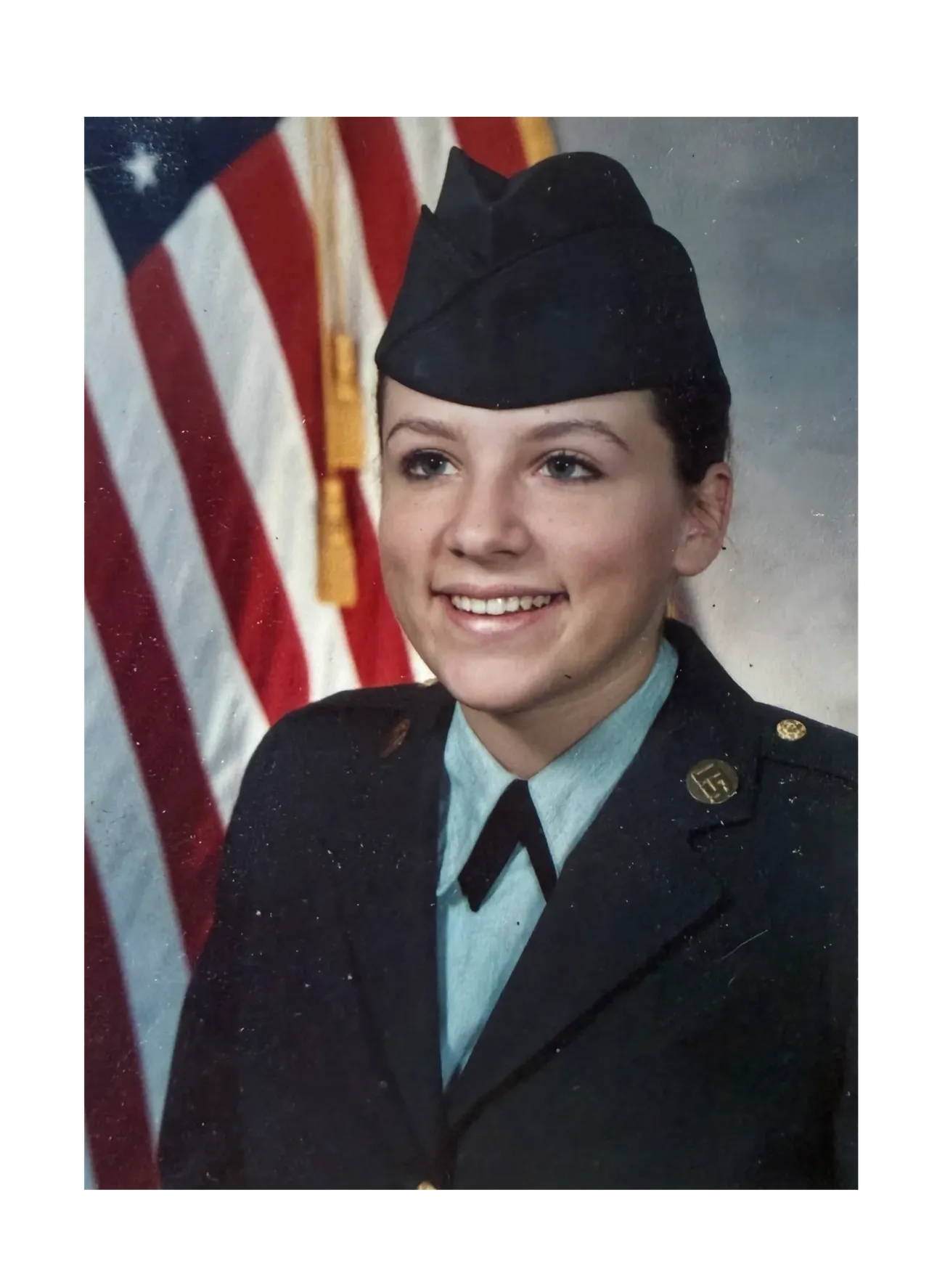 Shannon Norenberg in military uniform